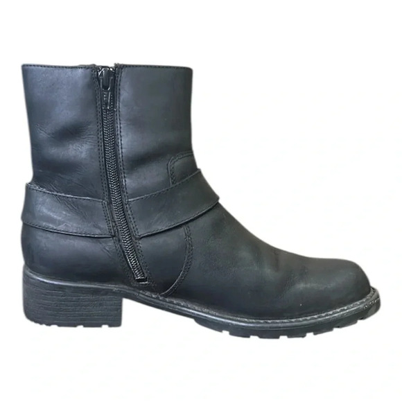 Clark’s Women’s Orinocco Dip Leather Boot Black Size 9 - Picture 6 of 11